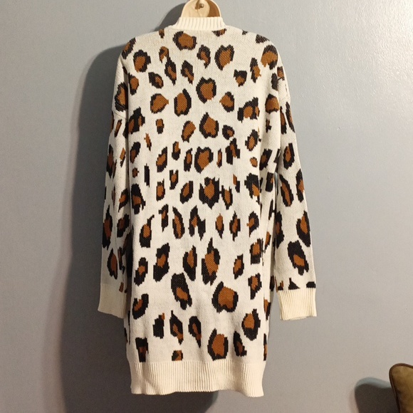Leopard 🐆 print women's XL cardigan - Picture 16 of 16